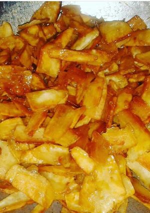 Foto resep Keripik singkong pedas ala dapoer cristien