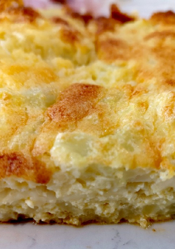 Una foto de Soufflé de coliflor