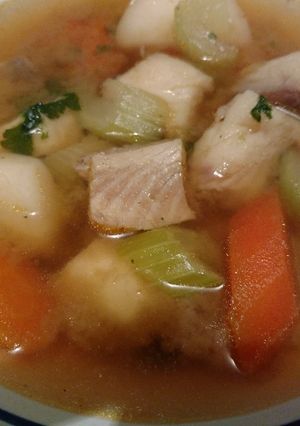 Una foto de Caldo de pescado