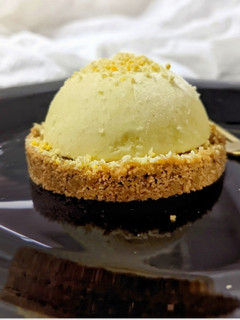 Una foto de Semifreddo de mango