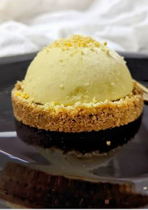 Una foto de Semifreddo de mango