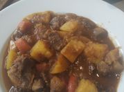Una foto de puerro pimiento y champiñón