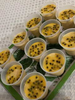 Una foto de Mousse de chinola