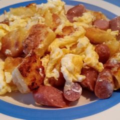 Peperami & Hash Brown Scramble A picture of Peperami & Hash Brown Scramble.
