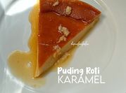 Gambar puding roti karamel