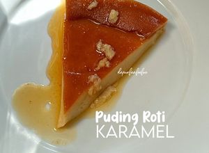 Gambar Puding Roti Karamel