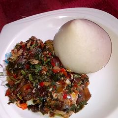 A picture of Semo and vegetable.