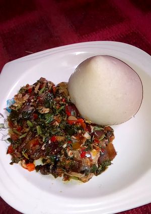 A picture of Semo and vegetable.