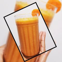 A picture of Healthy Carrot Banana Smoothie.