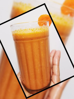 A picture of Healthy Carrot Banana Smoothie.