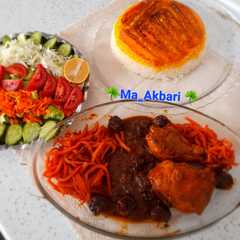 Foto principal de 🌺خورشت هویج با مرغ و آلو مجلسی و خوشمزه