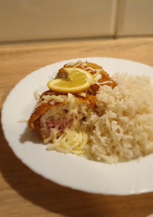 Baconos, újhagymás "Gordon Bleu" 🥓 recept fotója