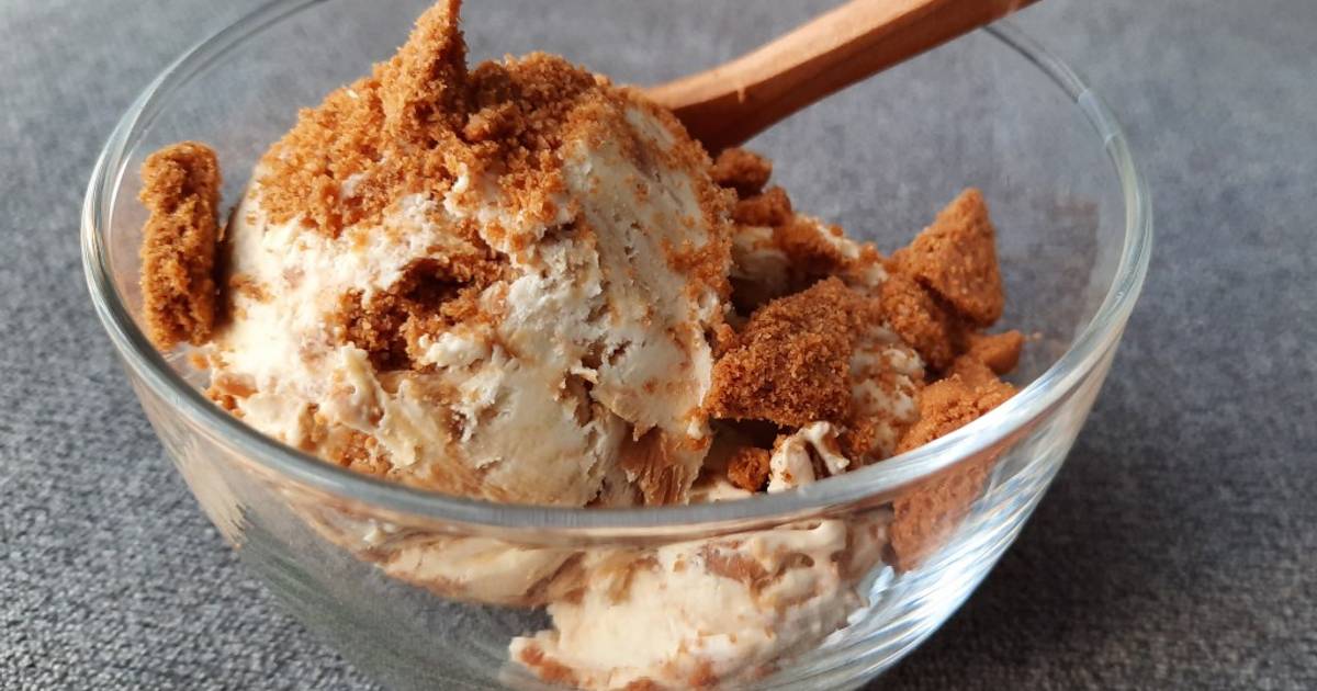 Resep Homemade Speculoos (Lotus Biscoff) Ice Cream oleh Gabriela