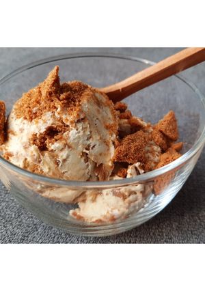 Foto resep Homemade Speculoos (Lotus Biscoff) Ice Cream