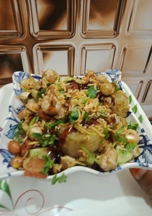 মখানা বাদাম চাট (makhana badam chaak recipe in bengali) রেসিপির প্রধান ছবি