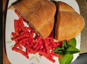 Una foto de tortas de milanesa