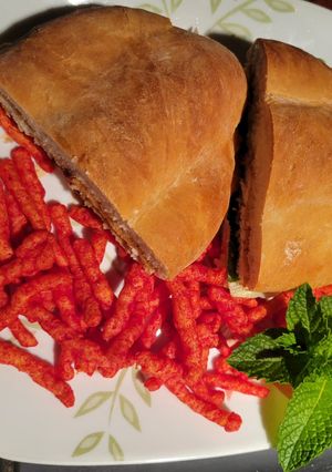 Una foto de Torta de Milanesa de Pollo