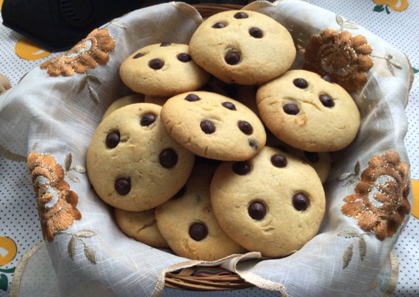 Galletas de mantequilla con chocolate