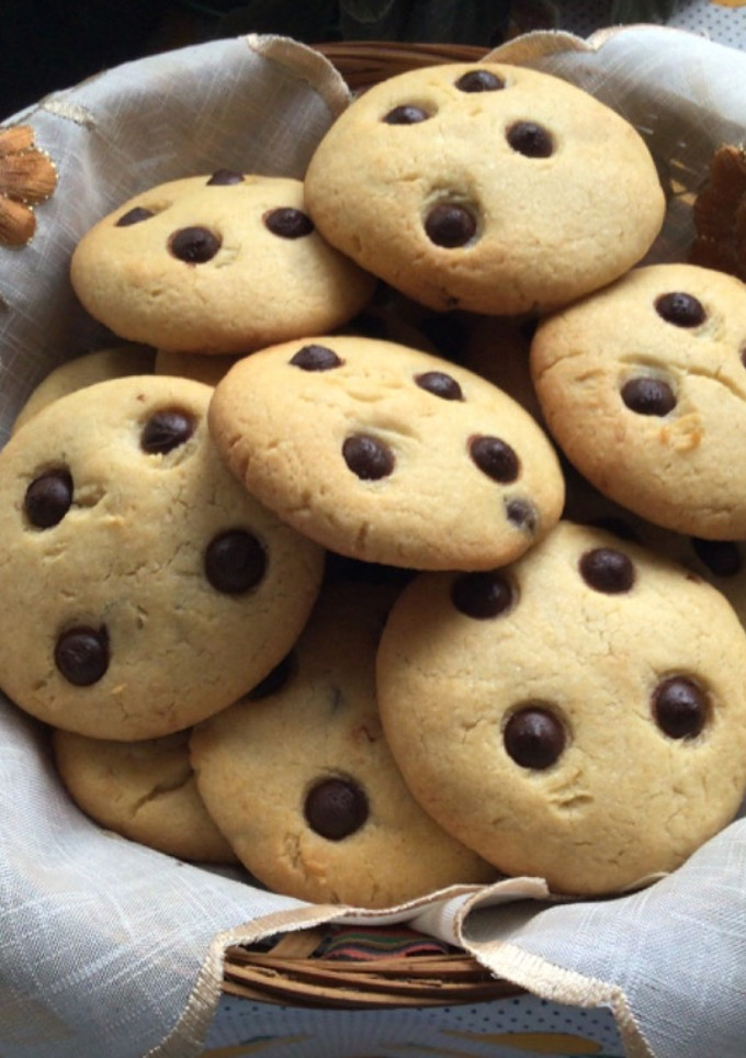Una foto de Galletas de mantequilla con chocolate