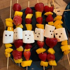 A picture of Spooky fruity skewers.