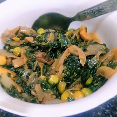 A picture of Dal Methi Onion Sabji.