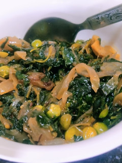 A picture of Dal Methi Onion Sabji.