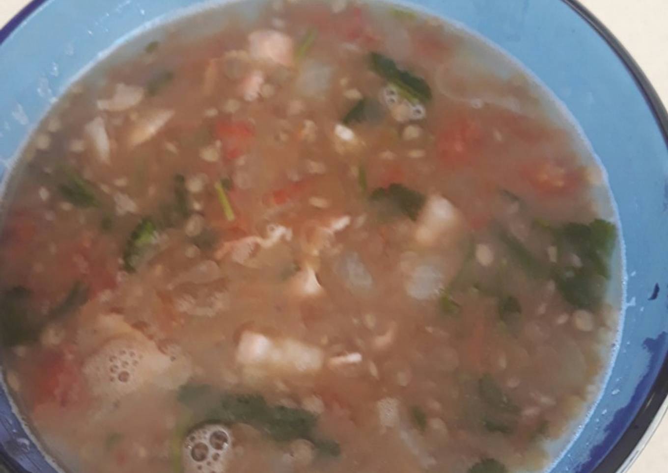 Caldo de lentejas
