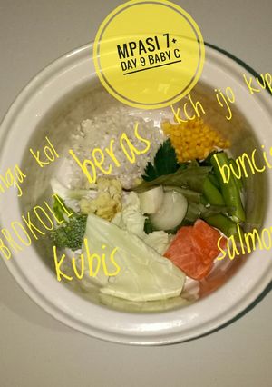 Foto resep Mpasi baby c 7+ day 9