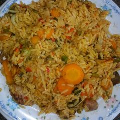 A picture of Vegies jallof.