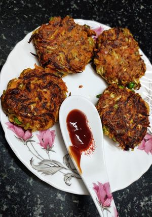 A picture of Veg cutlet.