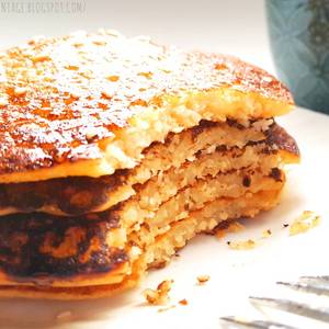 Pancakes fit, saludables sin gluten, sin azúcar, sin grasa, sin lactosa y... DELICIOSOS!!