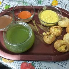 Pani Puri A picture of Pani Puri.