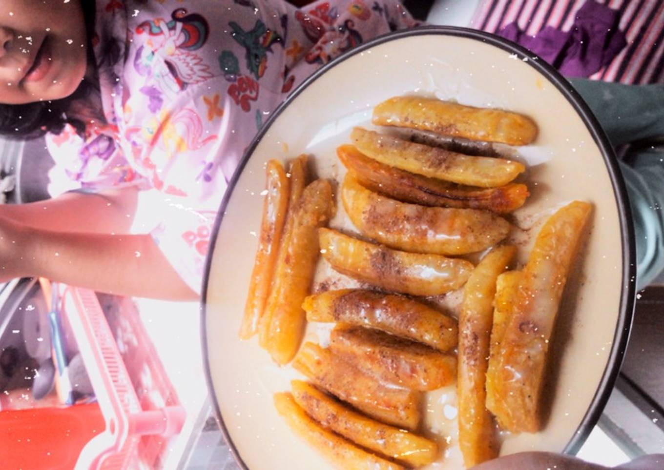 Pisang susu coklat
