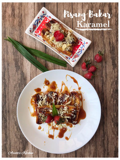 Foto resep Pisang Bakar Karamel