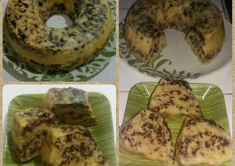Cake Kukus Pisang Coklat Keju