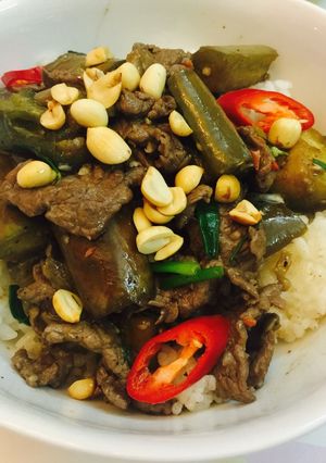 Hình của món Tô cơm chiều muộn.
