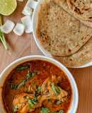 Chicken karahi & lachha paratha my style