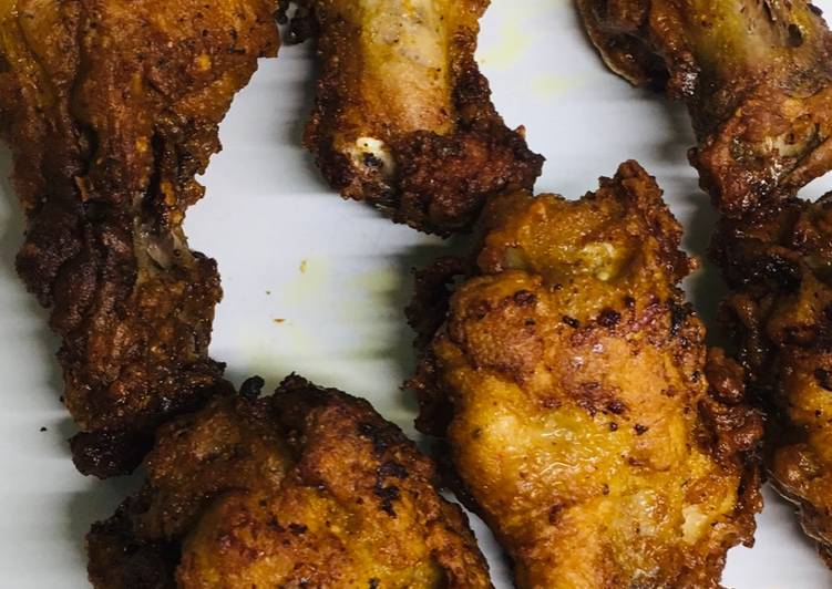 Steps to Make Quick Fried chicken wings