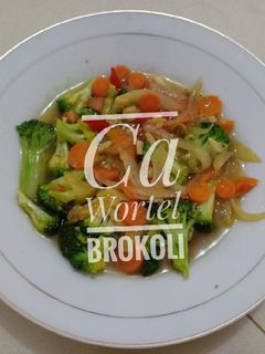 Foto resep Ca Brokoli Wortel