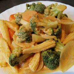 A picture of Curry Veges.