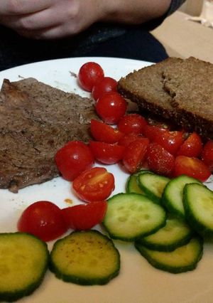 A picture of Perfect natural steak.