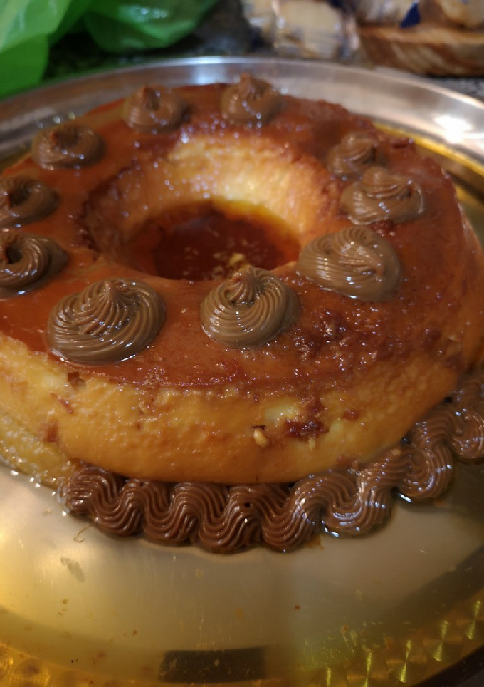 Una foto de Flan de huevos