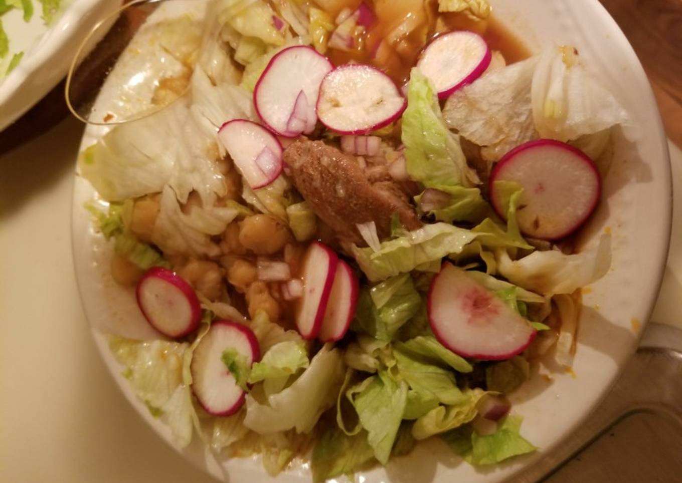 Pozole rojo de jalisco "fácil y delicioso"