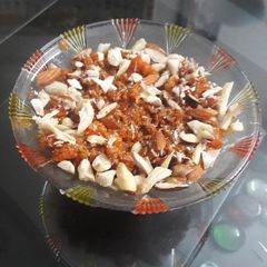 A picture of Orange Carrot Halwa.