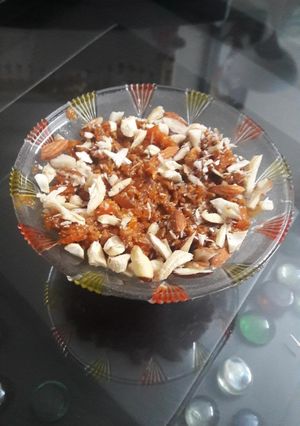 A picture of Orange Carrot Halwa.