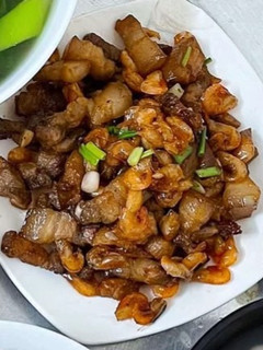 Hình của món Tép rang thịt.