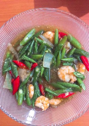 Foto resep Tumis buncis udang saos tiram
