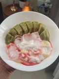 Es pisang ijo