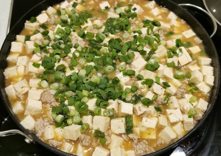 Cara Menyiapkan Moon Tofu (braised tofu with mince pork/chicken), Anti Gagal