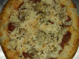 Pizza sosis cheese cruzt